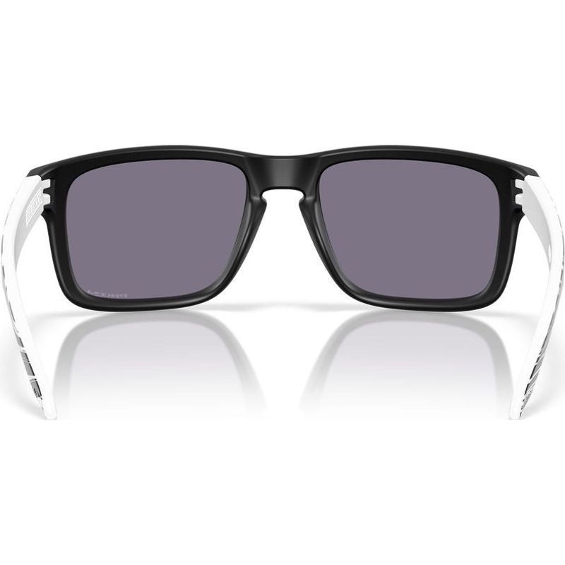 Holbrook, Matte Black and Duality Swirl/Prizm Grey Lenses
