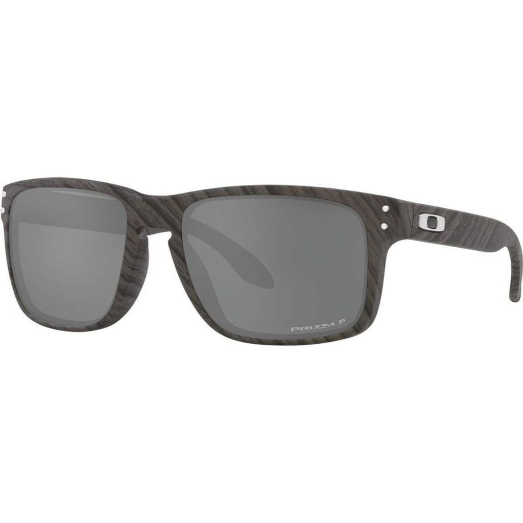 Holbrook, Woodgrain/Prizm Black Polarised Lenses