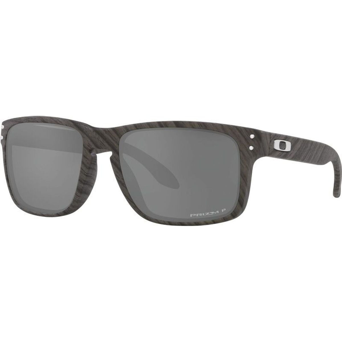 Holbrook, Woodgrain/Prizm Black Polarised Lenses