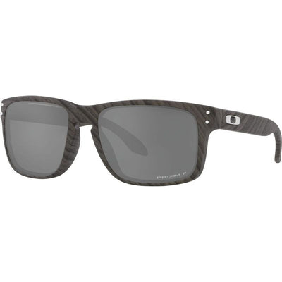 Holbrook, Woodgrain/Prizm Black Polarised Lenses