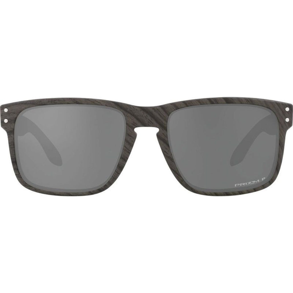 Holbrook, Woodgrain/Prizm Black Polarised Lenses