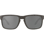 Holbrook, Woodgrain/Prizm Black Polarised Lenses