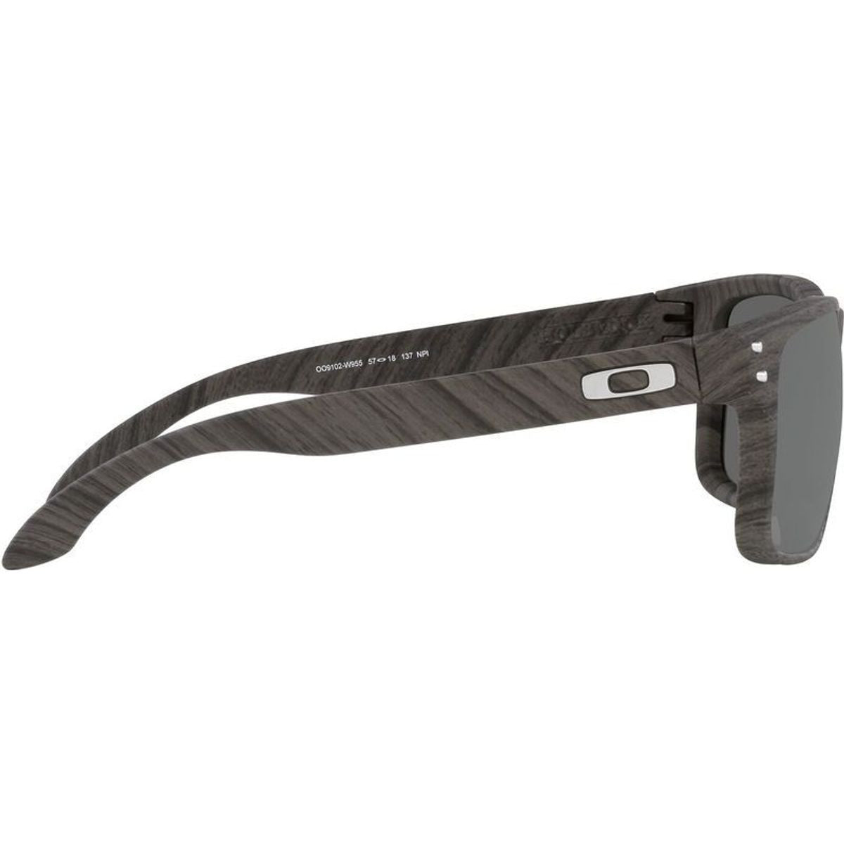 Holbrook, Woodgrain/Prizm Black Polarised Lenses