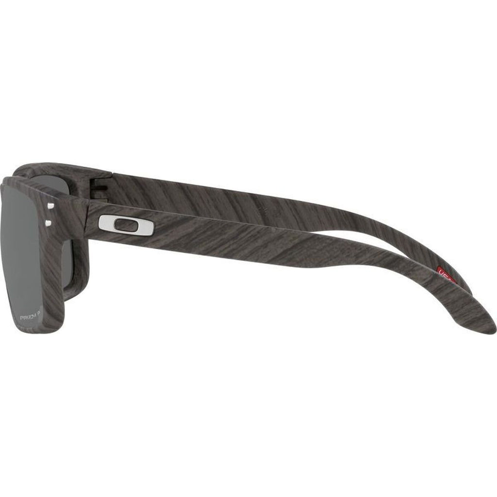 Holbrook, Woodgrain/Prizm Black Polarised Lenses