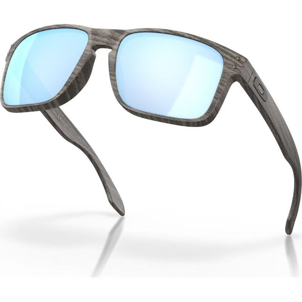 Holbrook, Woodgrain/Prizm Deep Water Polarised Lenses