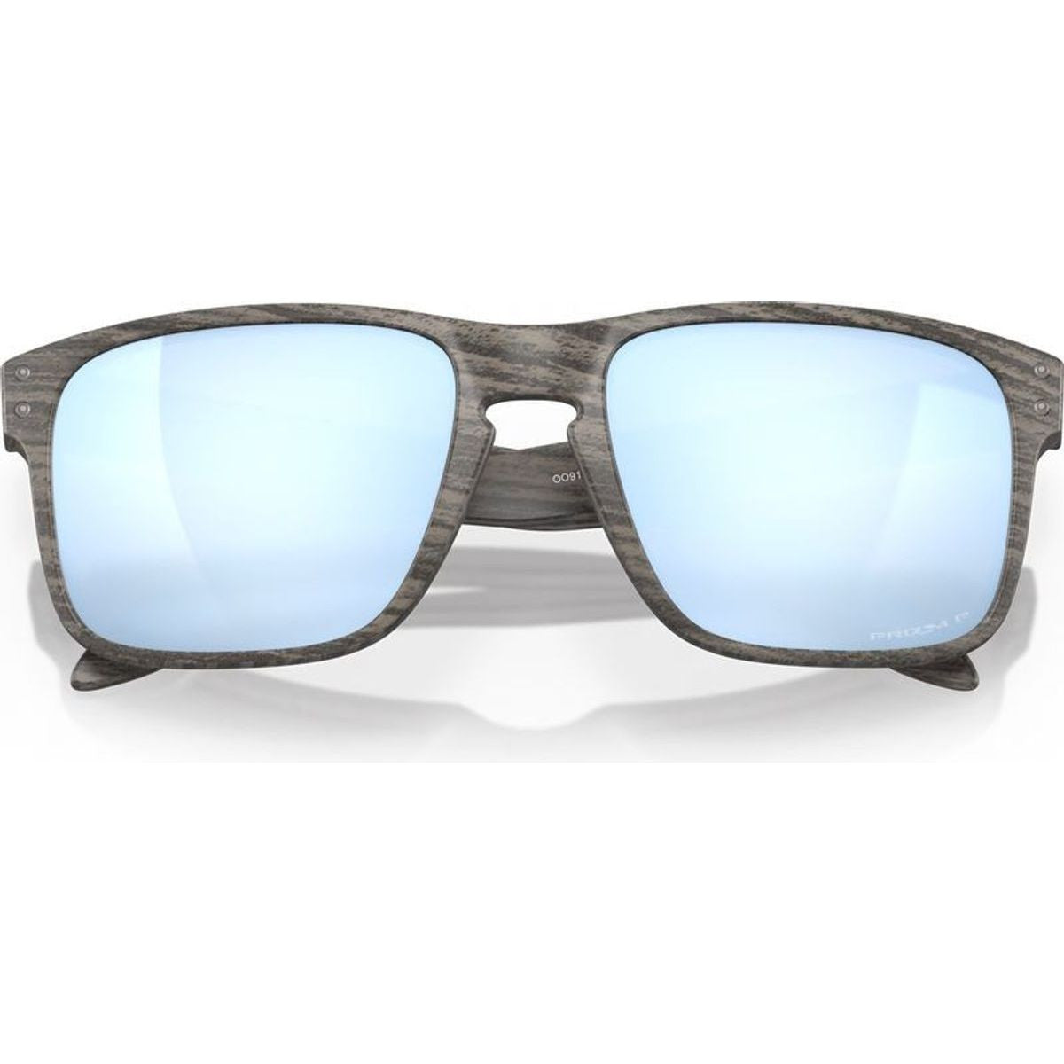 Holbrook, Woodgrain/Prizm Deep Water Polarised Lenses