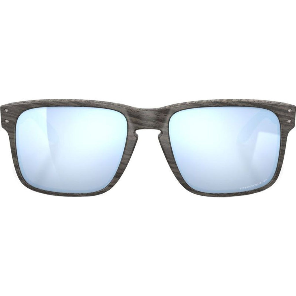 Holbrook, Woodgrain/Prizm Deep Water Polarised Lenses