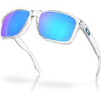 Holbrook XL, Polished Clear/Prizm Sapphire Polarised Lenses