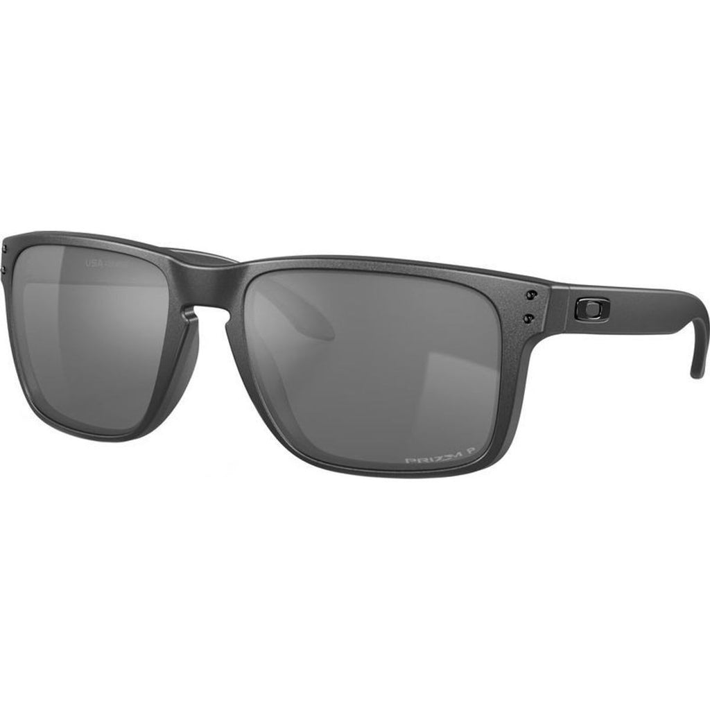 Holbrook XL, Steel/Prizm Black Polarised Lenses
