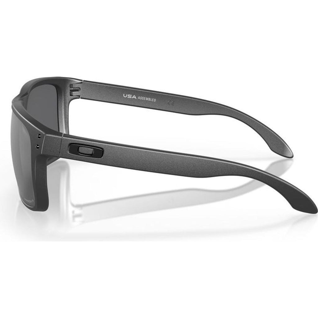 Holbrook XL, Steel/Prizm Black Polarised Lenses