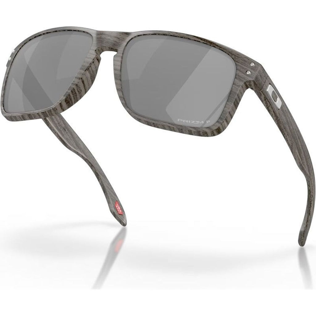 Holbrook XL, Woodgrain/Prizm Black Polarised Lenses