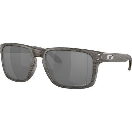 Holbrook XL, Woodgrain/Prizm Black Polarised Lenses