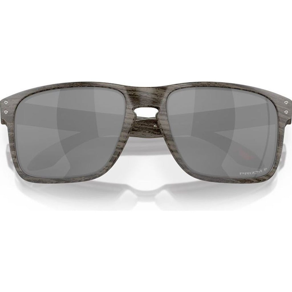 Holbrook XL, Woodgrain/Prizm Black Polarised Lenses