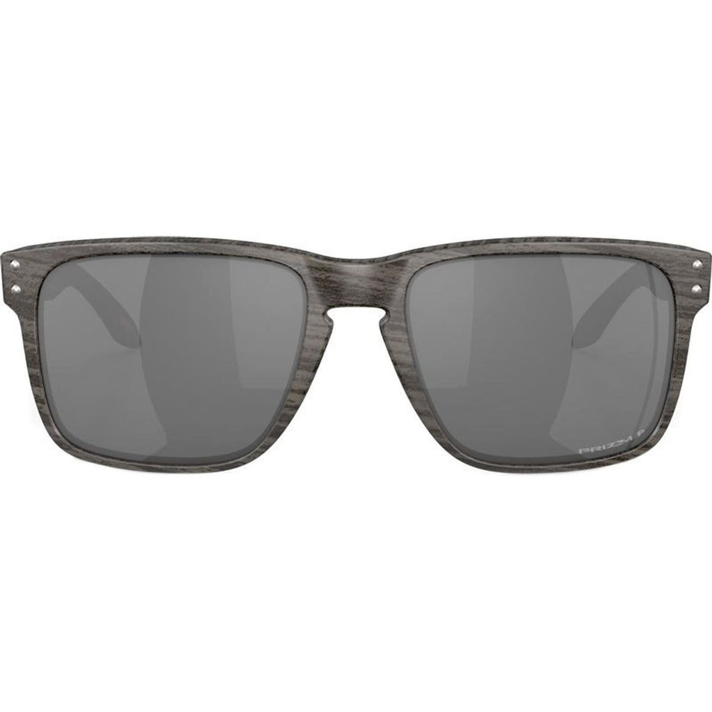 Holbrook XL, Woodgrain/Prizm Black Polarised Lenses