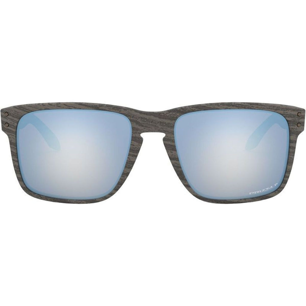 Holbrook XL, Woodgrain/Prizm Deep Water Polarised Lenses