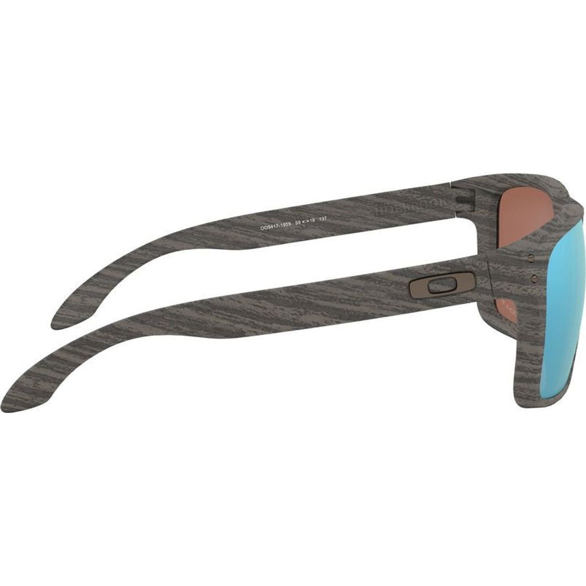 Holbrook XL, Woodgrain/Prizm Deep Water Polarised Lenses