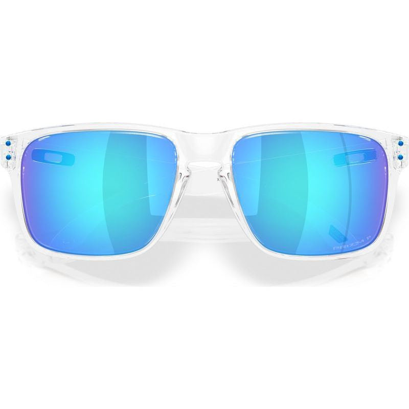 Holbrook XXL, Polished Clear/Prizm Sapphire Polarised Lenses