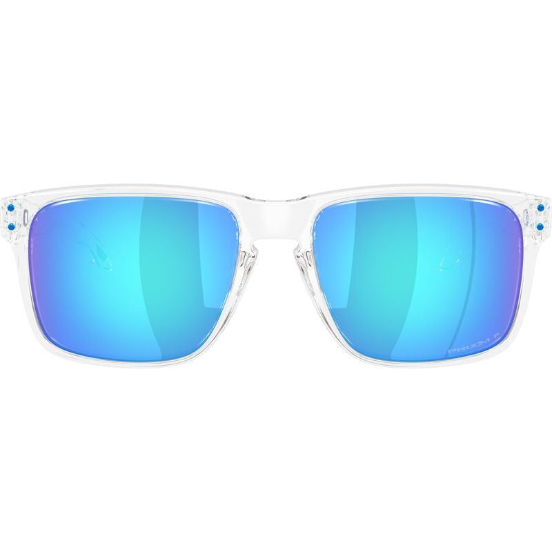 Holbrook XXL, Polished Clear/Prizm Sapphire Polarised Lenses
