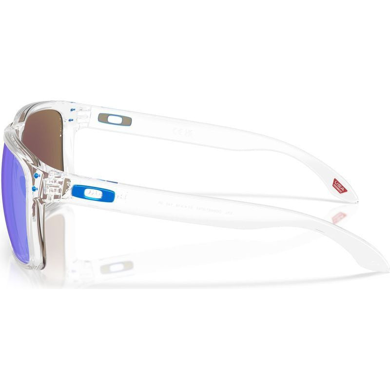 Holbrook XXL, Polished Clear/Prizm Sapphire Polarised Lenses