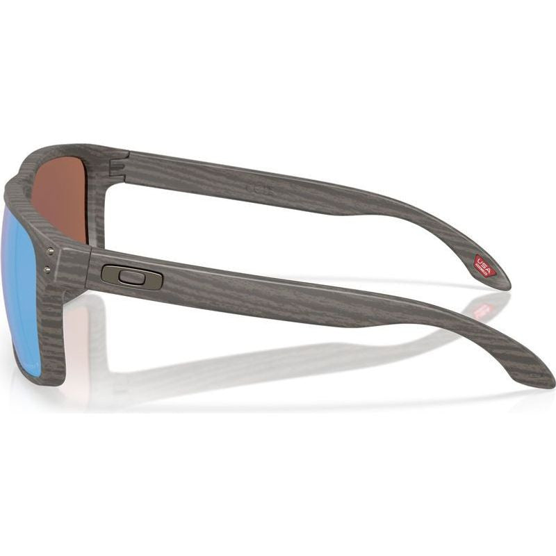 Holbrook XXL, Woodgrain/Prizm Deep Water Polarised Lenses