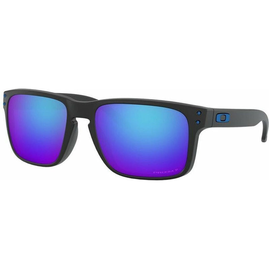 Holbrook (A), Matte Black/Prizm Sapphire Polarised Lenses