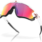 Jawbreaker, Polished White/Prizm Road Lenses