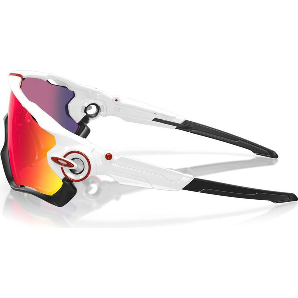 Jawbreaker, Polished White/Prizm Road Lenses