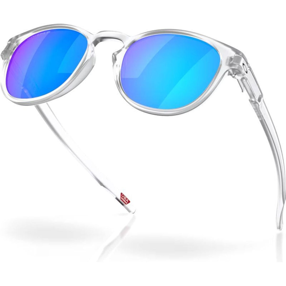 Latch, Matte Clear/Prizm Sapphire Polarised Lenses