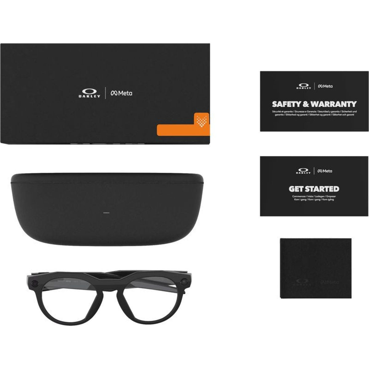 Meta HSTN, Black/Clear Lenses