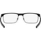 Metal Plate TI OX5153, Satin Black/Clear Lenses 56 Eye Size