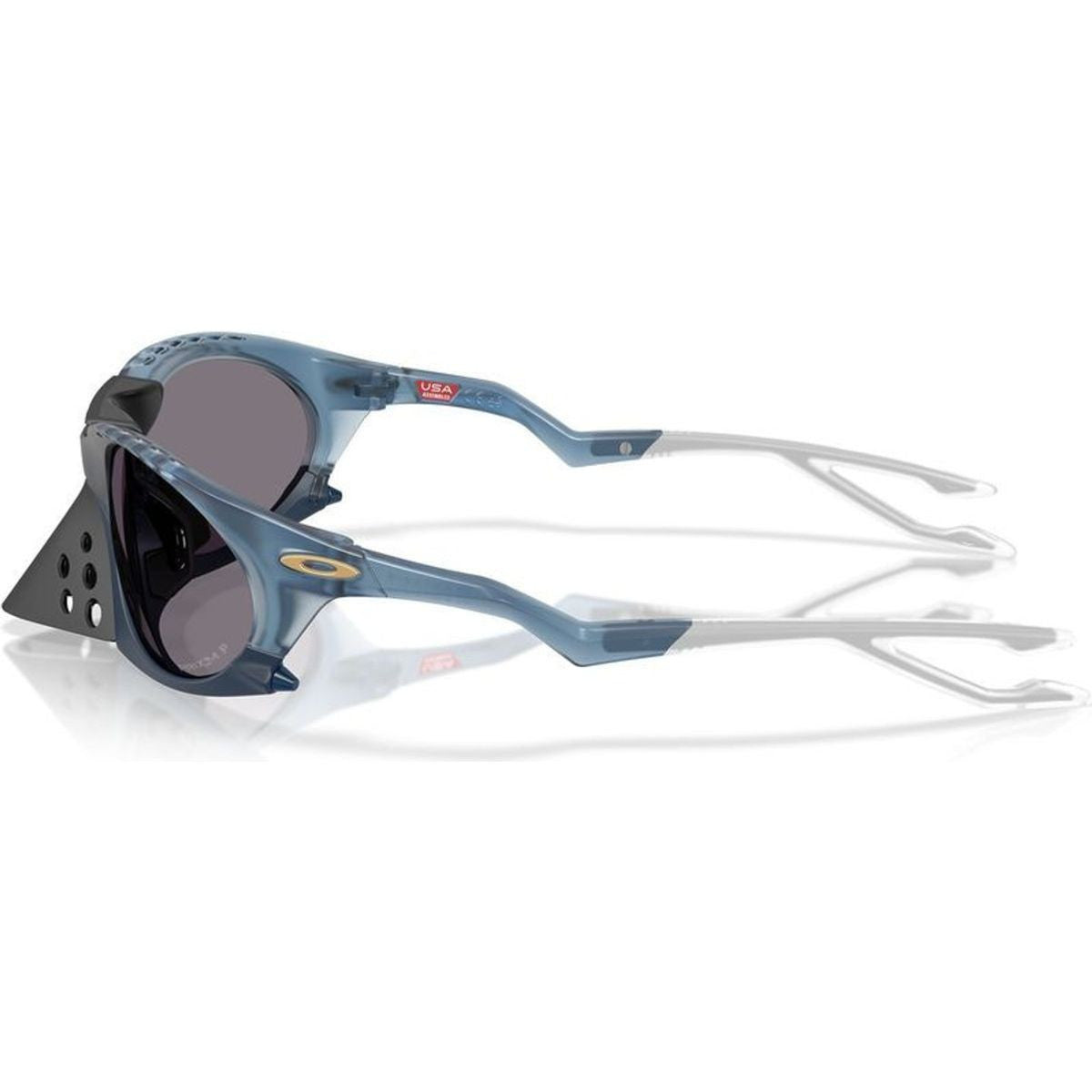 Shop Oakley Plantaris Transparent Abyss/Prizm Grey Polarised