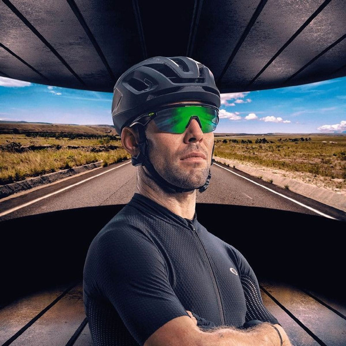 Sphaera, Matte Black Ink/Prizm Road Jade Lenses