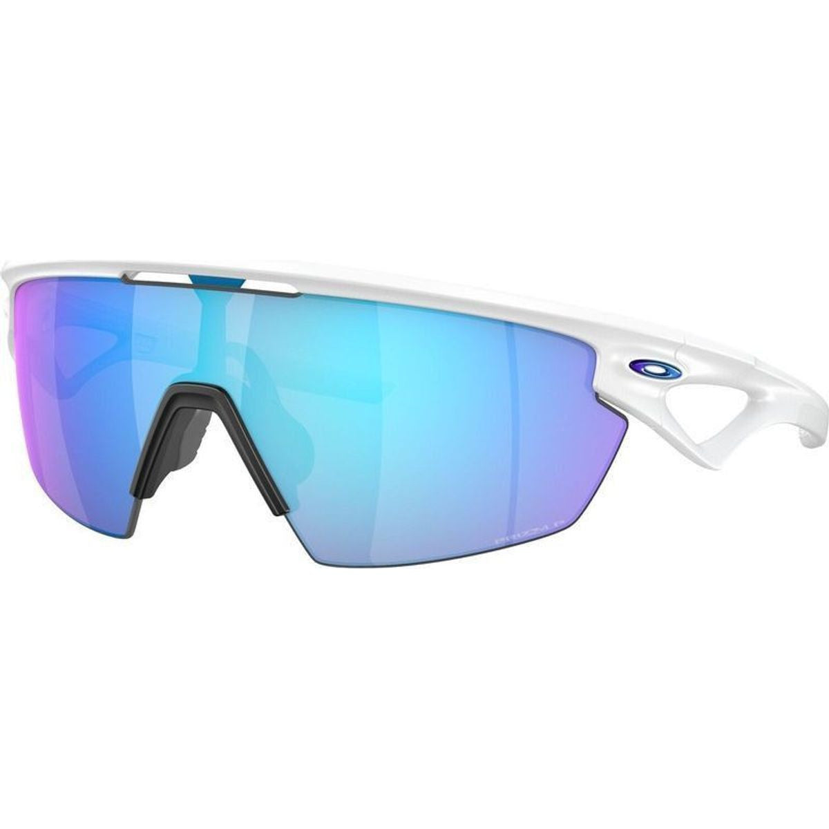 Sphaera, Matte White/Prizm Sapphire Polarised Lenses