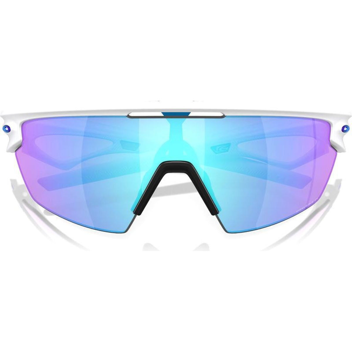 Sphaera, Matte White/Prizm Sapphire Polarised Lenses