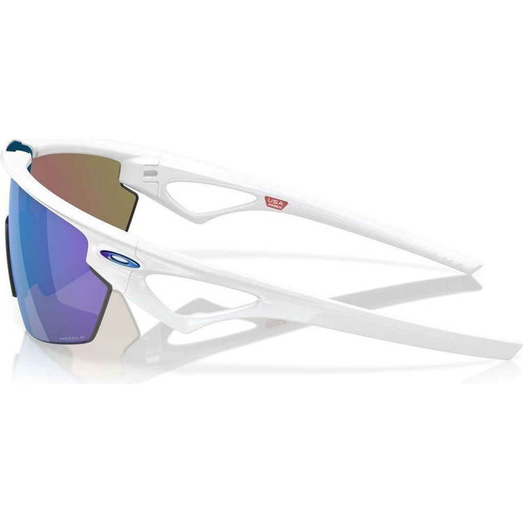 Sphaera, Matte White/Prizm Sapphire Polarised Lenses