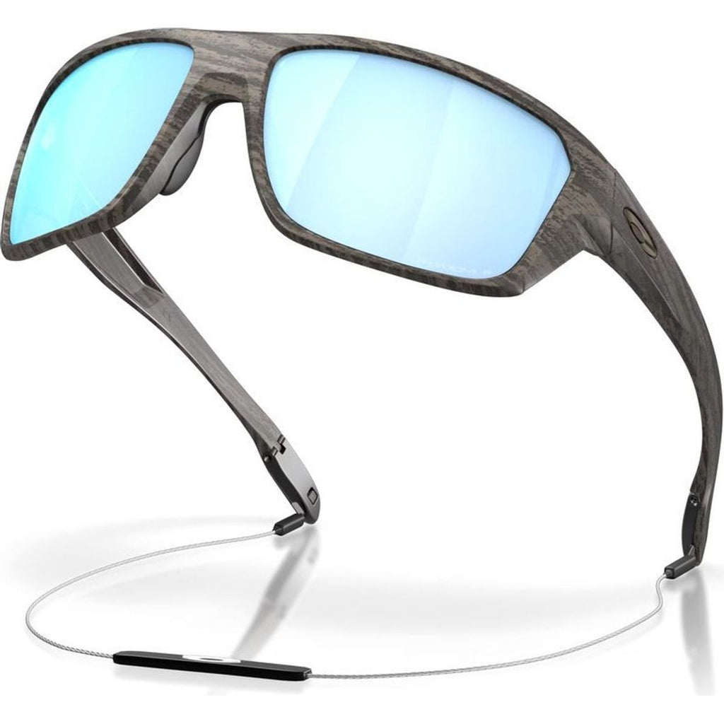 Split Shot, Woodgrain/Prizm Deep Water Polarised Lenses