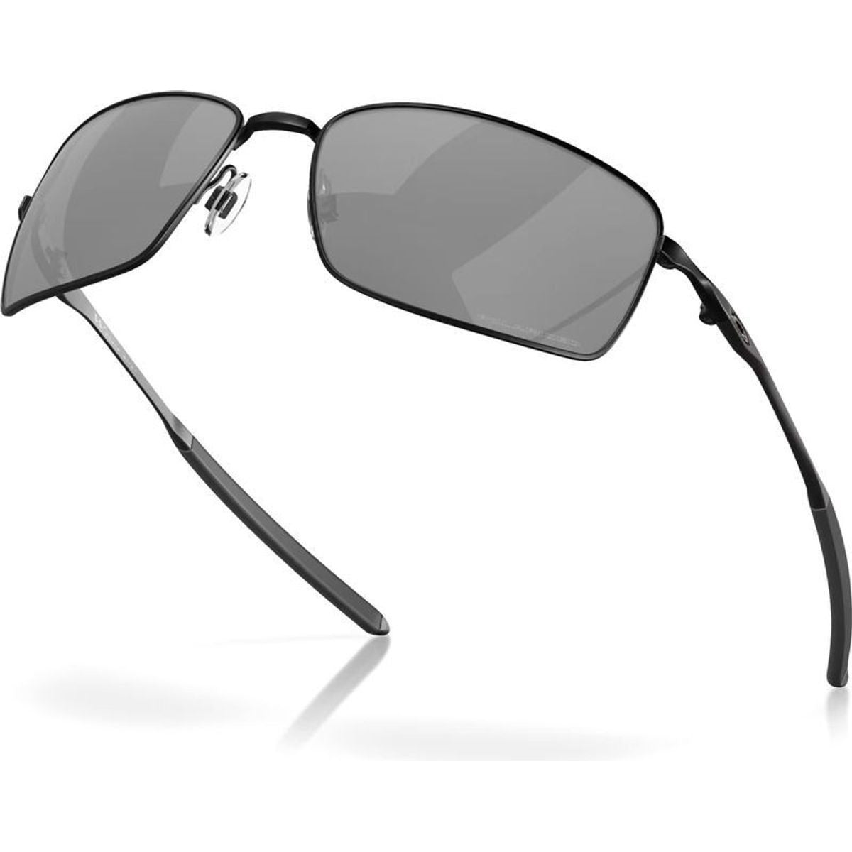 Square Wire, Matte Black/Black Iridium Polarised Lenses