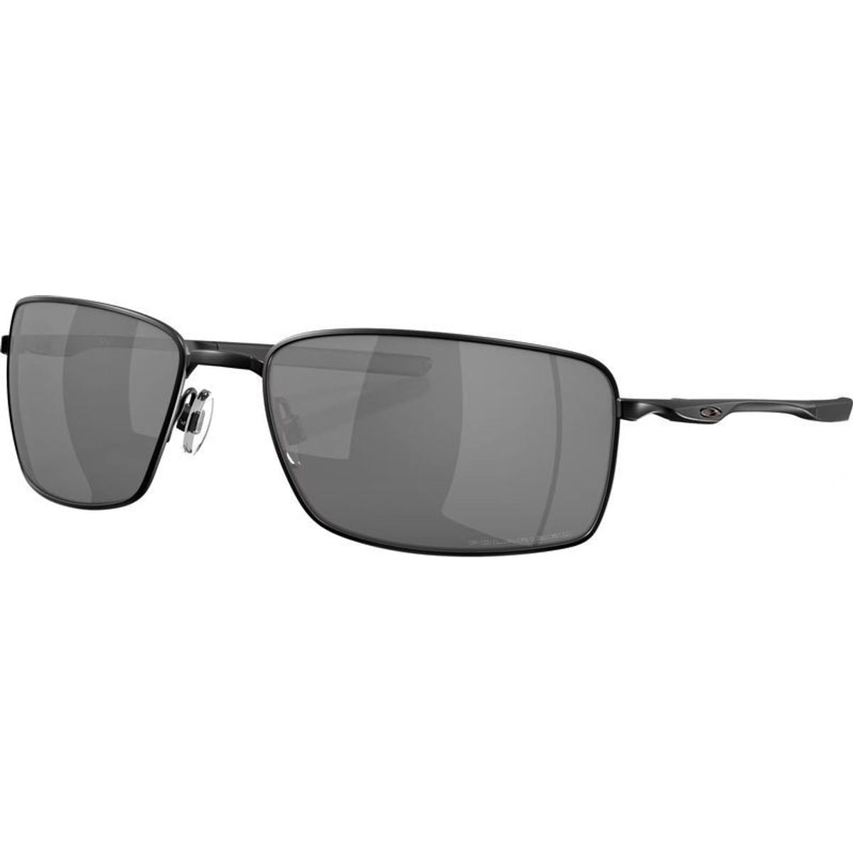 Square Wire, Matte Black/Black Iridium Polarised Lenses