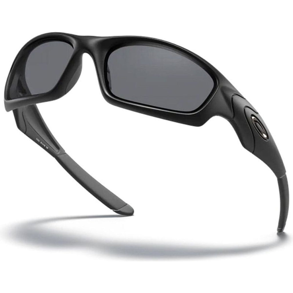 Straight Jacket, Matte Black/Grey Lenses