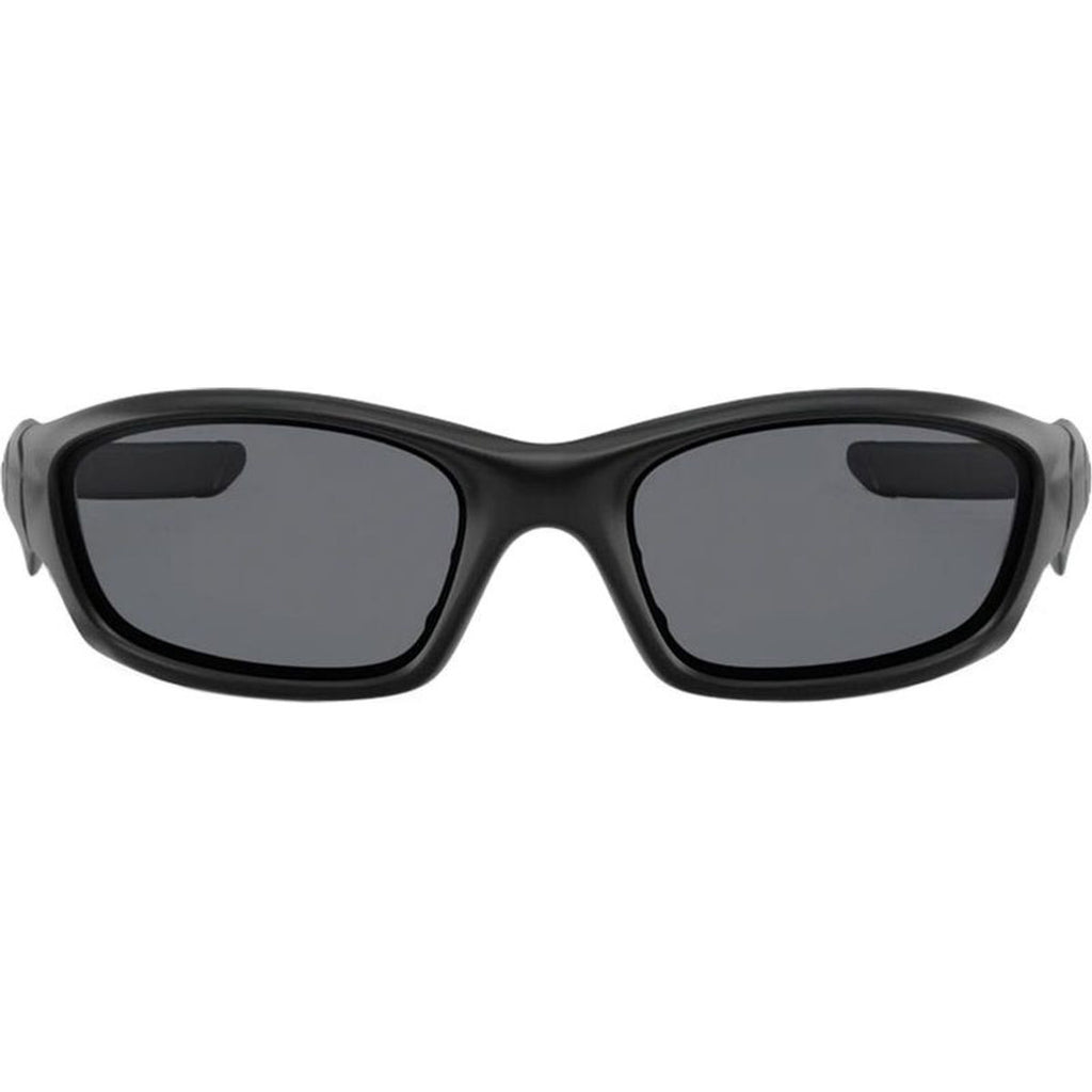 Straight Jacket, Matte Black/Grey Lenses