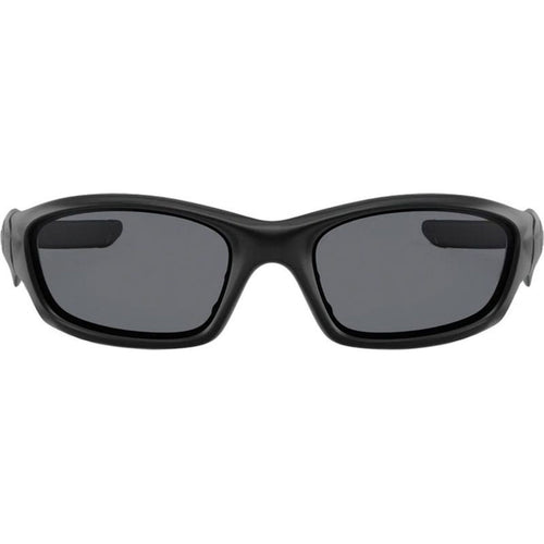 Straight Jacket, Matte Black/Grey Lenses