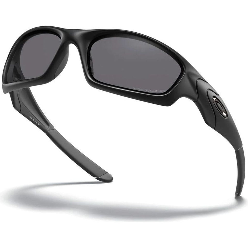 Straight Jacket, Matte Black/Grey Polarised Lenses