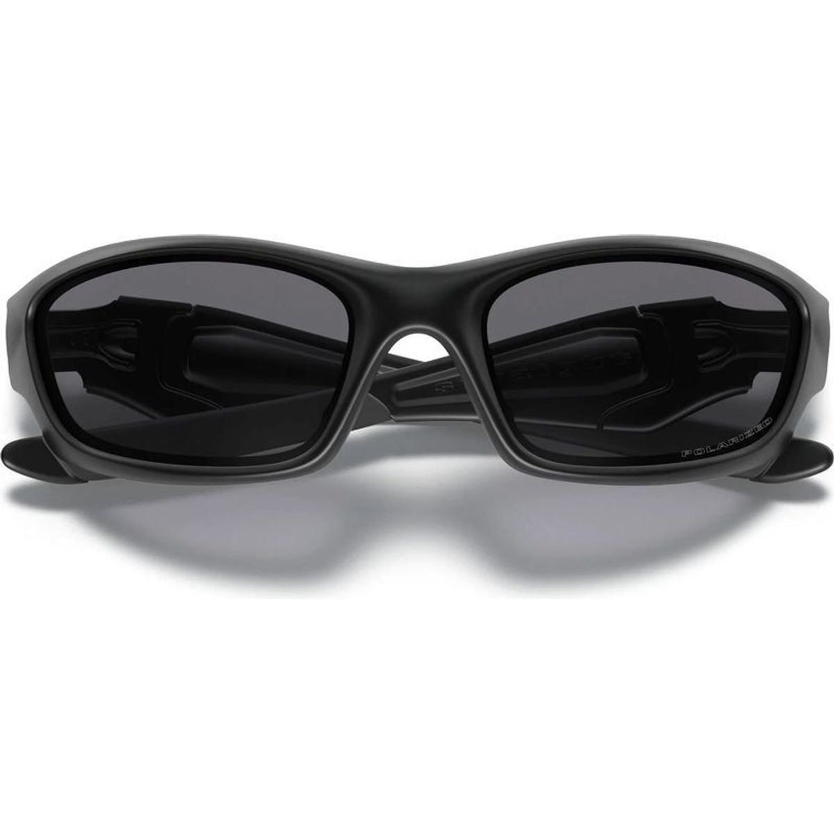 Oakley Straight Jacket Sunglasses Matte Black/Grey Polarised