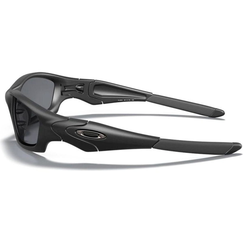 Straight Jacket, Matte Black/Grey Lenses