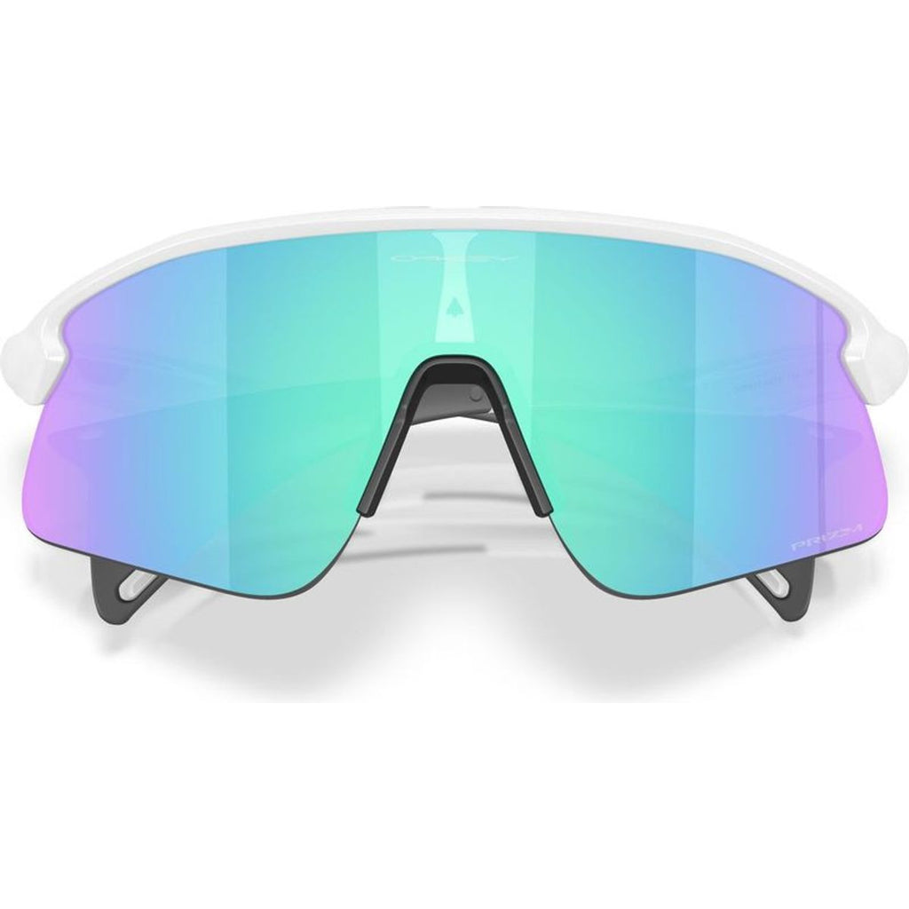 Stunt Devil, Matte White/Prizm Sapphire Lenses