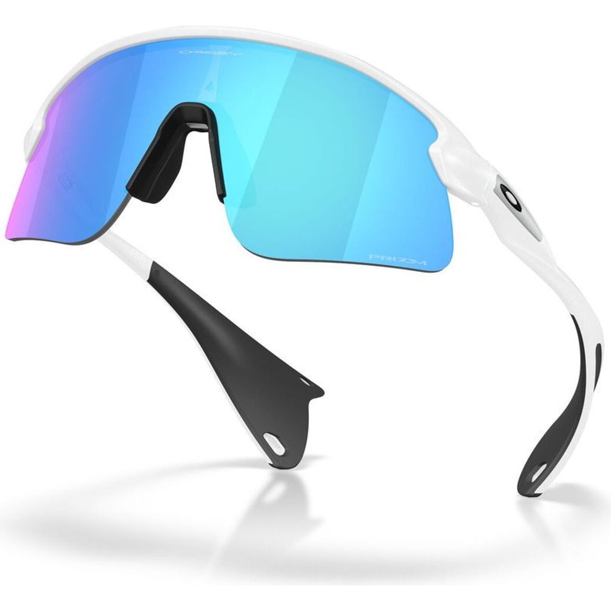 Stunt Devil S, Matte White/Prizm Sapphire Lenses