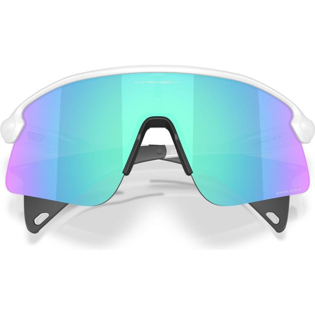 Stunt Devil S, Matte White/Prizm Sapphire Lenses