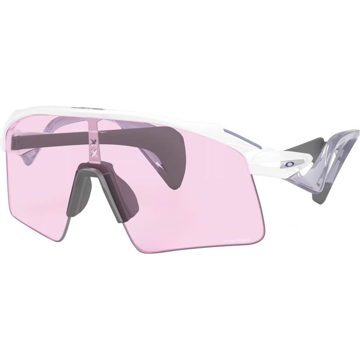 Stunt Wing, Polished White/Prizm Low Light Lenses