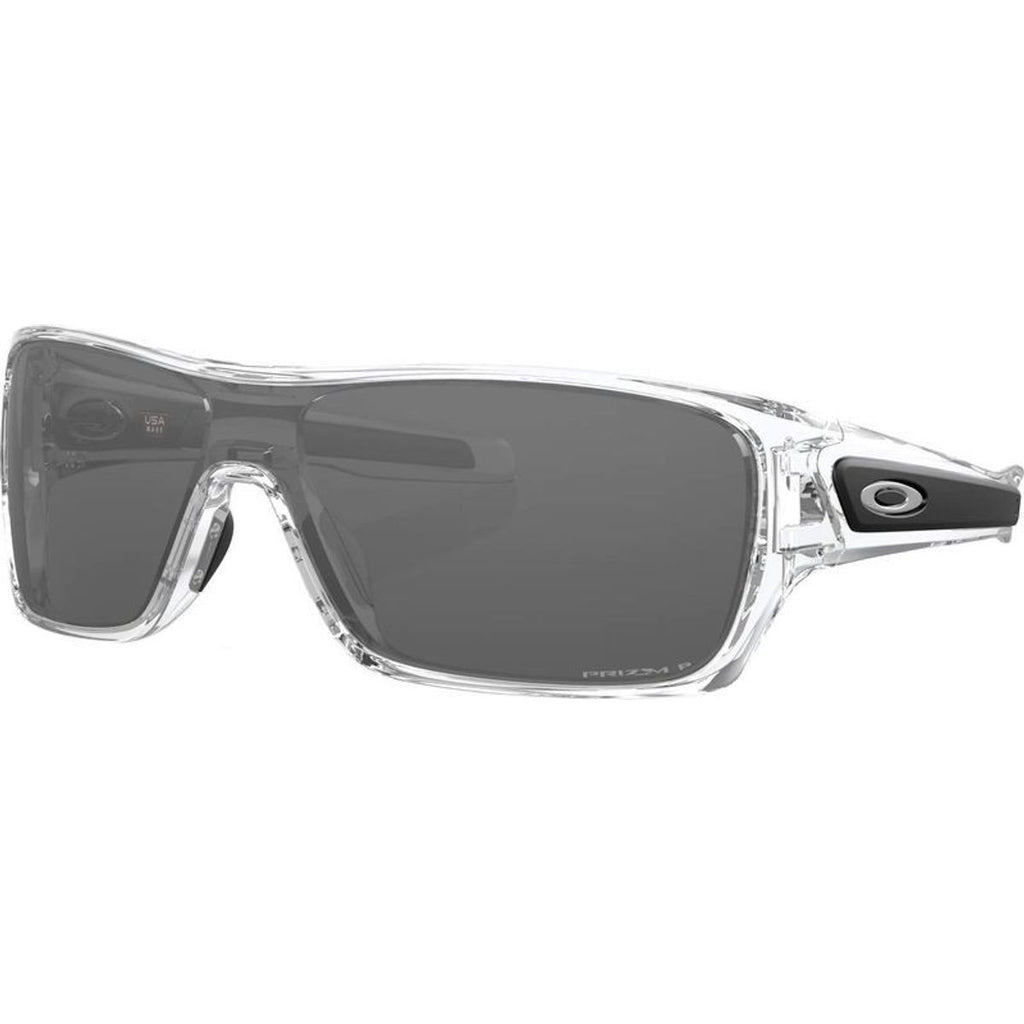 Turbine Rotor, Polished Clear/Prizm Black Polarised Lenses