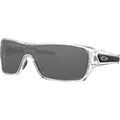 Turbine Rotor, Polished Clear/Prizm Black Polarised Lenses